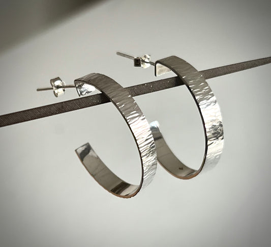 Struck Hoop Earrings