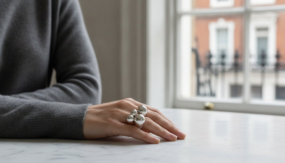 The Rise of the Silver Bubble Ring: Why Bold Silver Rings are the UK Style Essential for 2026