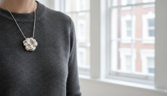 Crinkled Silver Pendant UK: An Artisan Guide to Handcrafted Elegance