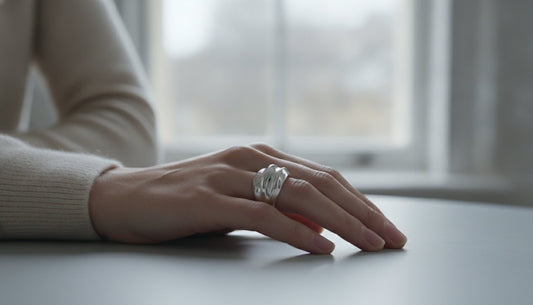 The Allure of the Statement Struck Silver Ring: An Artisan Guide to Textured Elegance